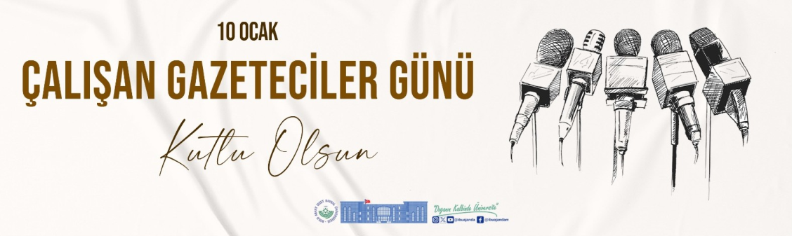 10 OCAK ÇALIŞAN GAZETECİLER GÜNÜ KUTLU OLSUN