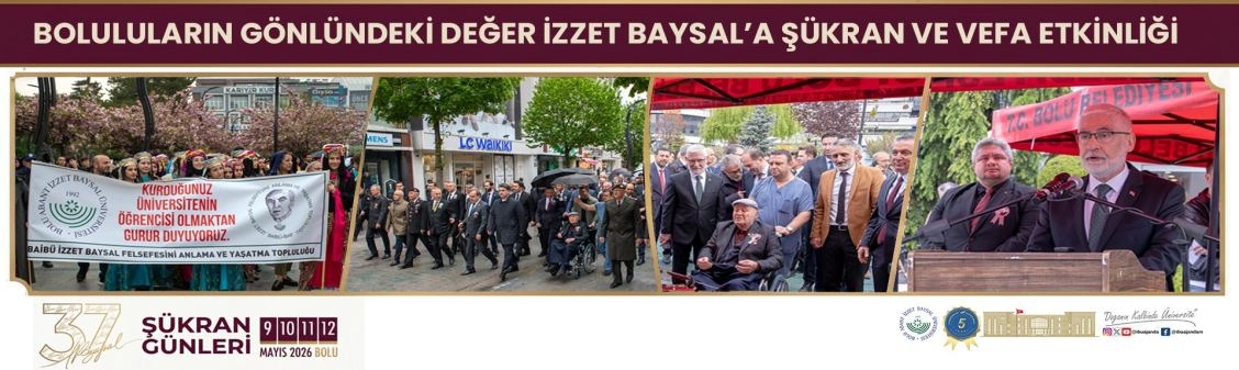 EĞİTİME, GENÇLİĞE VE BOLU’YA ADANMIŞ ÖMRÜYLE GÖNÜLLERDE İZ BIRAKAN İZZET BABAMIZI RAHMET, ŞÜKRAN VE ÖZLEMLE ANIYORUZ