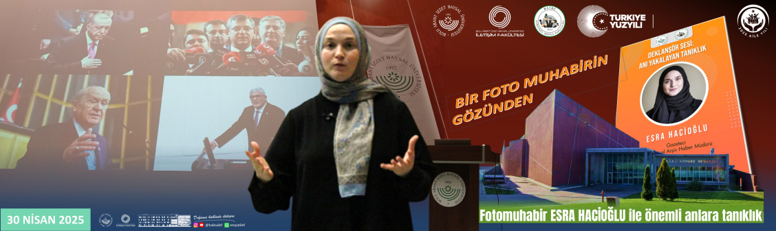   AA GÖRSEL ARŞİV HABER MÜDÜRÜ ESRA HACİOĞLU DEKLANŞÖR SESİYLE ANI ÖLÜMSÜZLEŞTİREN BİR TANIKLIK KONULU SÖYLEŞİ İLE KONUĞUMUZ OLDU