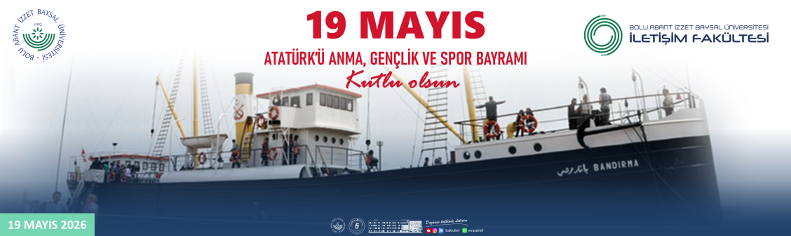 GENÇLERİMİZİN VE TÜM MİLLETİMİZİN 19 MAYIS ATATÜRK'Ü ANMA, ULUSAL EGEMENLİK, GENÇLİK VE SPOR BAYRAMI’NI COŞKUYLA KUTLUYORUZ