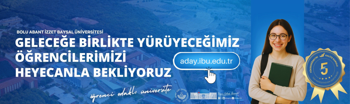 GELECEĞE BİRLİKTE YÜRÜYECEĞİMİZ YOL ARKADAŞLARIMIZI, BAŞARIYLA DOLU BİR ÜNİVERSİTE HAYATINA DAVET ETMEKTEN GURUR DUYUYORUZ!