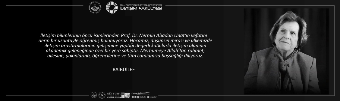 HOCALARIN HOCASI PROF. DR. NERMİN ABADAN UNAT’A ALLAH’TAN RAHMET; AİLESİNE, YAKINLARINA VE T&#220;M &#214;ĞRENCİLERİNE BAŞSAĞLIĞI DİLERİZ